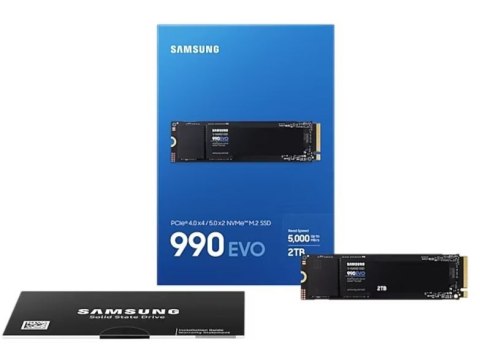 Samsung Dysk SSD 2TB 990EVO Gen4.0x4 NVMeMZ-V9E2T0BW Samsung Dysk SSD 2TB 990EVO Gen4.0x4 NVMeMZ-V9E2T0BW