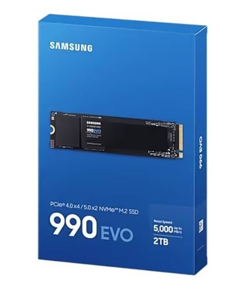 Samsung Dysk SSD 2TB 990EVO Gen4.0x4 NVMeMZ-V9E2T0BW Samsung Dysk SSD 2TB 990EVO Gen4.0x4 NVMeMZ-V9E2T0BW