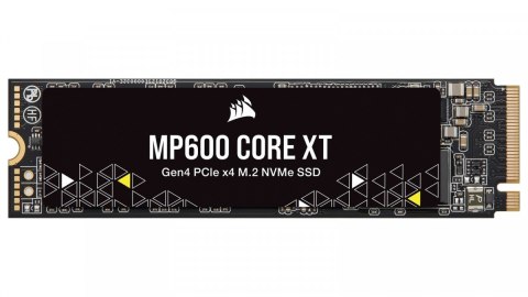 Corsair Dysk SSD MP600 CORE XT 4TB 5000/4400 MB/s M.2 PCIe Gen 4x4 NVMe 1.4 Corsair Dysk SSD MP600 CORE XT 4TB 5000/4400 MB/s M.2 PCIe Gen 4x4 NVMe 1.4
