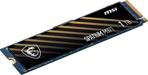 MSI Dysk SSD SPATIUM M371 1TB M.2 PCIe3 2350/1700MB/s MSI Dysk SSD SPATIUM M371 1TB M.2 PCIe3 2350/1700MB/s