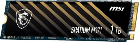 MSI Dysk SSD SPATIUM M371 1TB M.2 PCIe3 2350/1700MB/s MSI Dysk SSD SPATIUM M371 1TB M.2 PCIe3 2350/1700MB/s