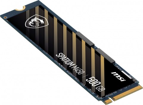 MSI Dysk SSD SPATIUM M450 500GB M.2 PCIe4 3600/2300MB/s MSI Dysk SSD SPATIUM M450 500GB M.2 PCIe4 3600/2300MB/s