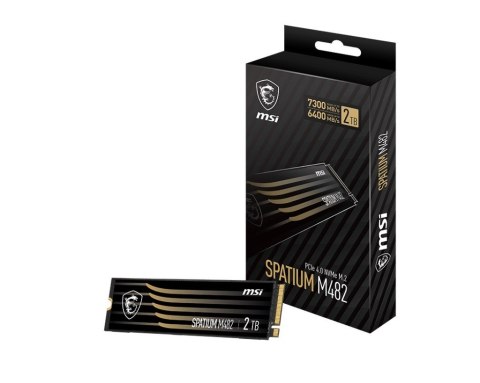 MSI Dysk SSD SPATIUM M482 2TB M.2 PCIe4 7300/6400MB/s MSI Dysk SSD SPATIUM M482 2TB M.2 PCIe4 7300/6400MB/s