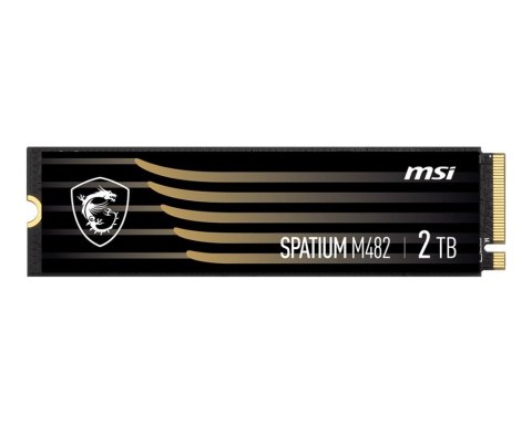 MSI Dysk SSD SPATIUM M482 2TB M.2 PCIe4 7300/6400MB/s MSI Dysk SSD SPATIUM M482 2TB M.2 PCIe4 7300/6400MB/s