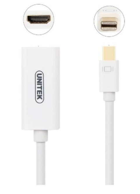 Unitek Adapter mini DisplayPort- HDMI 4K; Y-6331 Unitek Adapter mini DisplayPort- HDMI 4K; Y-6331