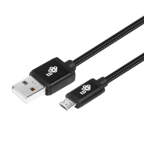 TB Kabel USB-Micro USB 1.5 m. czarny sznurek TB Kabel USB-Micro USB 1.5 m. czarny sznurek