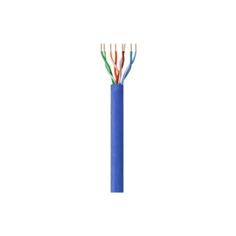 Techly Kabel instalacyjny skrętka UTP Cat6 4x2 drut CCA 305m niebieski Techly Kabel instalacyjny skrętka UTP Cat6 4x2 drut CCA 305m niebieski