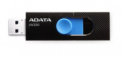 Adata Pendrive UV320 128G USB 3.2 Gen1 Czarno-niebieski Adata Pendrive UV320 128G USB 3.2 Gen1 Czarno-niebieski