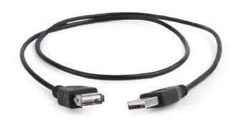 Gembird Przedłużacz kabla USB 2.0 AM-AFI 0.75m czarny