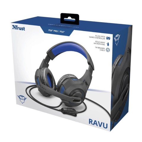Trust Słuchawki GXT307B RAVU dla PS4 niebieskie