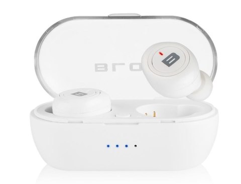 BLOW Słuchawki BTE100 Earbuds Bluetooth białe