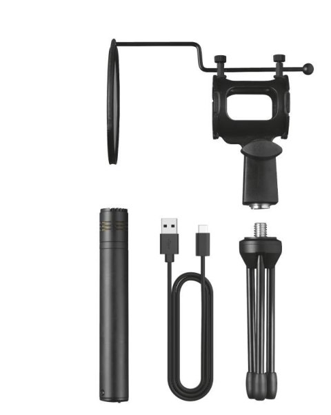 Trust Mikrofon streamingowy GXT 241 VELICA USB C