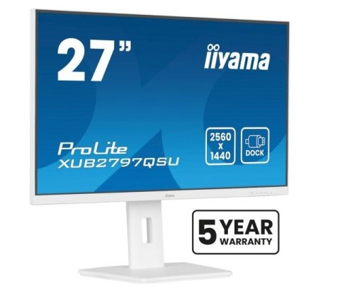IIYAMA Monitor 27 cali XUB2797QSU-W2,IPS,HDMI,DP,100Hz,QHD,300cd,(5y) IIYAMA Monitor 27 cali XUB2797QSU-W2,IPS,HDMI,DP,100Hz,QHD,300cd,(5y)