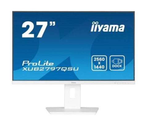 IIYAMA Monitor 27 cali XUB2797QSU-W2,IPS,HDMI,DP,100Hz,QHD,300cd,(5y) IIYAMA Monitor 27 cali XUB2797QSU-W2,IPS,HDMI,DP,100Hz,QHD,300cd,(5y)