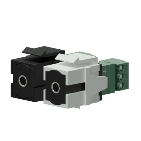 PROCAB Adapter Keystone Żeński 3,5 mm - 3-torowa kostka elektryczna - 3-torowa kostka elektryczna - VCK315/B PROCAB Adapter Keystone Żeński 3,5 mm - 3-torowa kostka elektryczna - 3-torowa kostka elektryczna - VCK315/B