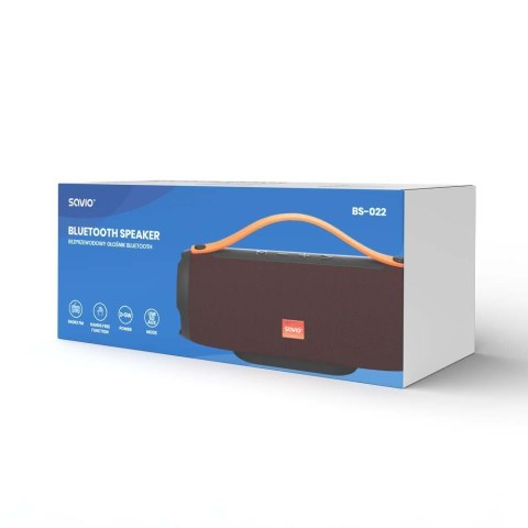 Savio Głośnik bezprzewodowy Bluetooth BS-023, czarny