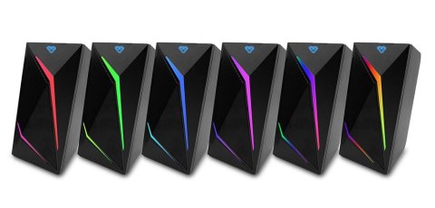Media-Tech Głośniki COBRA PRO URION 2.0 MT3172 Gamingowe/Line-in/Bluetooth 5.0/RGB/Moduł sterujący/Jack 3,5/USB/RMS 8W/PMPO 320W Media-Tech Głośniki COBRA PRO URION 2.0 MT3172 Gamingowe/Line-in/Bluetooth 5.0/RGB/Moduł sterujący/Jack 3,5/USB/RMS 8W/PMPO 320W