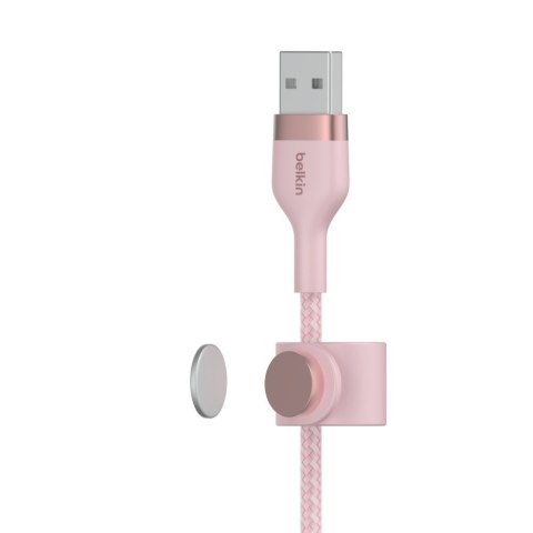 Belkin Kabel BoostCharge USB-A do Lightning silikonowy 2m, różowy Belkin Kabel BoostCharge USB-A do Lightning silikonowy 2m, różowy