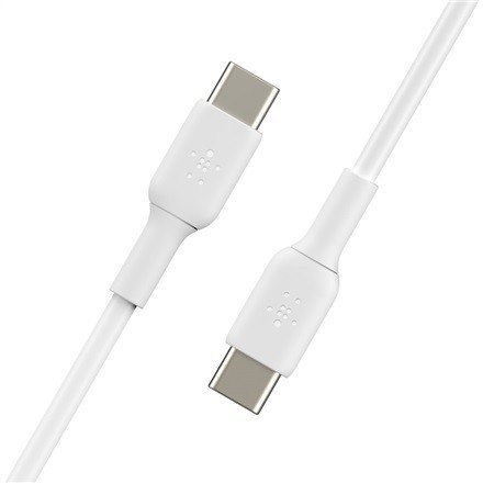 Belkin Kabel Booster Charge USB-C/USB-C PVC 2m, biały Belkin Kabel Booster Charge USB-C/USB-C PVC 2m, biały