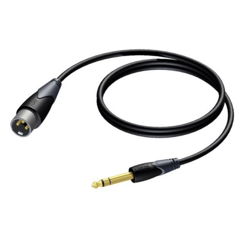 PROCAB Kabel XLR Męski - 6,3 mm Jack Męski Stereo 1,5 m - CLA724/1.5 PROCAB Kabel XLR Męski - 6,3 mm Jack Męski Stereo 1,5 m - CLA724/1.5