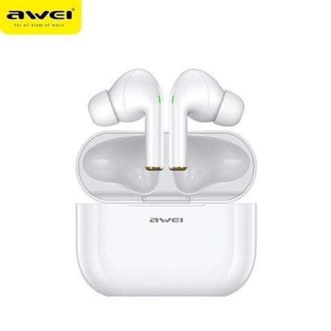 AWEI Słuchawki Bluetooth 5.0 T29 TWS Białe AWEI Słuchawki Bluetooth 5.0 T29 TWS Białe