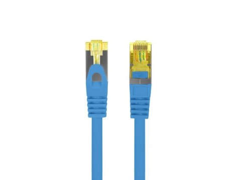Lanberg Patchcord kat.6a S/FTP LSZH CU 0.25m niebieski fluke Lanberg Patchcord kat.6a S/FTP LSZH CU 0.25m niebieski fluke