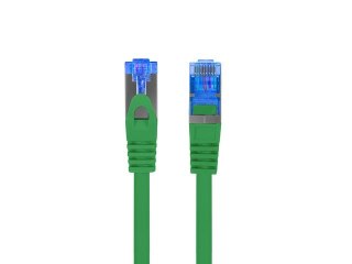 Lanberg Patchcord kat.6a S/FTP LszH CCA 0.25m zielony fluke