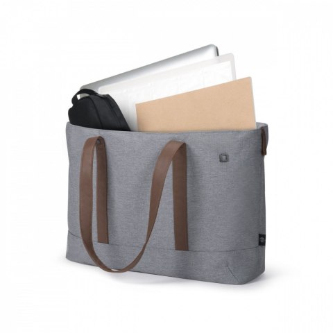 DICOTA Torba na laptopa 13-14,1 cali Shopper Eco Motion jasnoszara
