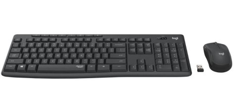 Logitech Klawiatura z myszką MK295 Silent Wireless Combo Graphite 920-00980 Logitech Klawiatura z myszką MK295 Silent Wireless Combo Graphite 920-00980
