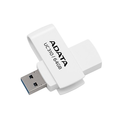 Adata Pendrive UC310 64GB USB3.2 biały Adata Pendrive UC310 64GB USB3.2 biały