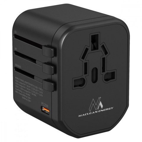 Maclean Adapter podróżny MCE238 N USB Maclean Adapter podróżny MCE238 N USB