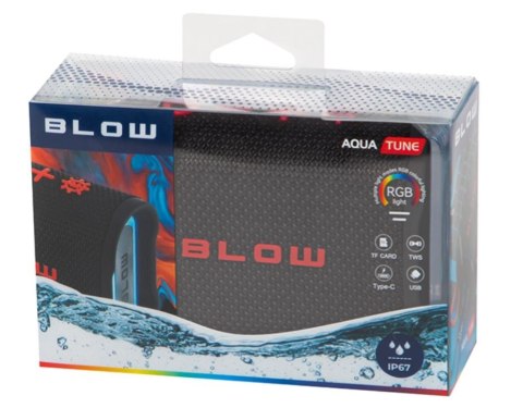 BLOW Głośnik Bluetooth 5.3 AQUA TUNE IP67 BLOW Głośnik Bluetooth 5.3 AQUA TUNE IP67