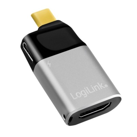 LogiLink Adapter USB Type-C, do HDMI-A + USB-C, 4K LogiLink Adapter USB Type-C, do HDMI-A + USB-C, 4K