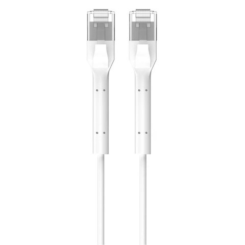 Extralink Patchcord kat.6 U/FTP 1Gbps miedź kabel sieciowy skrętka, łamana końcówka 10m biały Extralink Patchcord kat.6 U/FTP 1Gbps miedź kabel sieciowy skrętka, łamana końcówka 10m biały