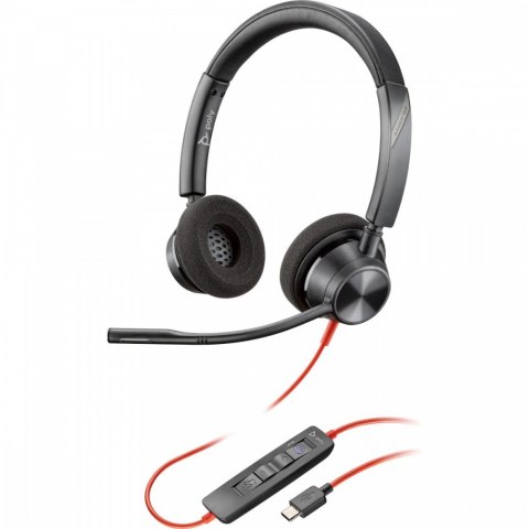 POLY Zestaw słuchawkowy Blackwire 3320 -M USB-C 76J19AA POLY Zestaw słuchawkowy Blackwire 3320 -M USB-C 76J19AA