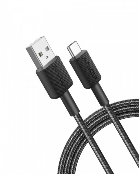 Anker Kabel 322 USB-A do USB-C oplot 0.9m czarny