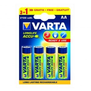 Varta Akumulatory R6 2100mAh 4szt ready 2 use Varta Akumulatory R6 2100mAh 4szt ready 2 use