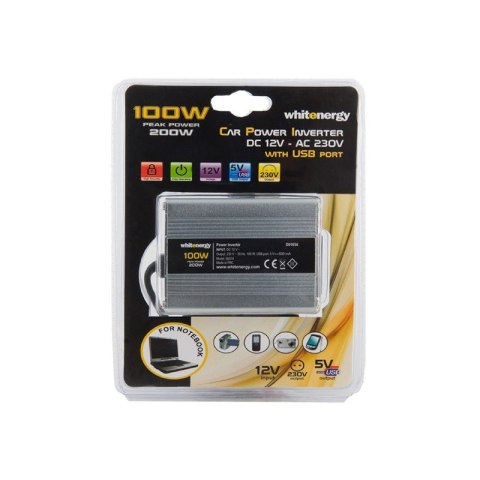 Whitenergy Przetwornica AC/DC 100W 12V/230V z USB 06574 Whitenergy Przetwornica AC/DC 100W 12V/230V z USB 06574