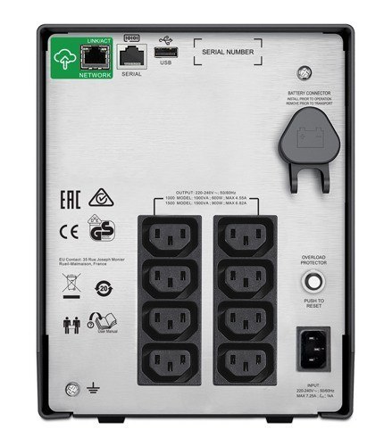 APC Zasilacz awaryjny SMC1000IC SmartUPS C 1k VA/600W Tower SmartConnect APC Zasilacz awaryjny SMC1000IC SmartUPS C 1k VA/600W Tower SmartConnect