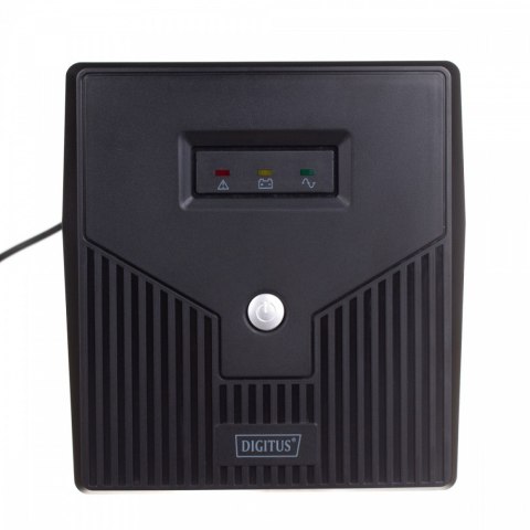 Digitus Zasilacz awaryjny UPS Line-Ineractive LED, 1000VA/600W, 2x12V/7Ah, AVR, 4xSCHUKO, USB, RS232, RJ45 Digitus Zasilacz awaryjny UPS Line-Ineractive LED, 1000VA/600W, 2x12V/7Ah, AVR, 4xSCHUKO, USB, RS232, RJ45