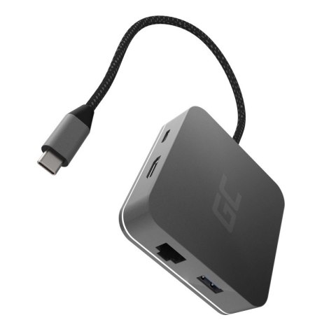 Green Cell Hub USB-C GC 6w1 3xUSB 3.0, HDMI, RJ45 (Ethernet), USB-C PD Green Cell Hub USB-C GC 6w1 3xUSB 3.0, HDMI, RJ45 (Ethernet), USB-C PD