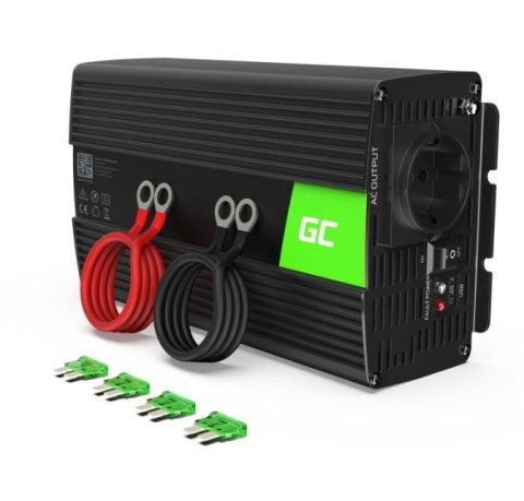 Green Cell Przetwornica 24V/230V 1000W/2000W Czysty sinus Green Cell Przetwornica 24V/230V 1000W/2000W Czysty sinus