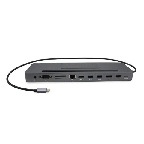I-tec Stacja dokująca USB-C Metal Ergonomic 4K 3x Display Docking Station Power Delivery 85 W I-tec Stacja dokująca USB-C Metal Ergonomic 4K 3x Display Docking Station Power Delivery 85 W