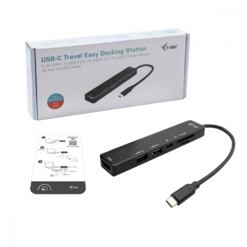 I-tec !i-tec USB-C Travel Easy Dock 4K HDMI + Power Delivery 60 W I-tec !i-tec USB-C Travel Easy Dock 4K HDMI + Power Delivery 60 W