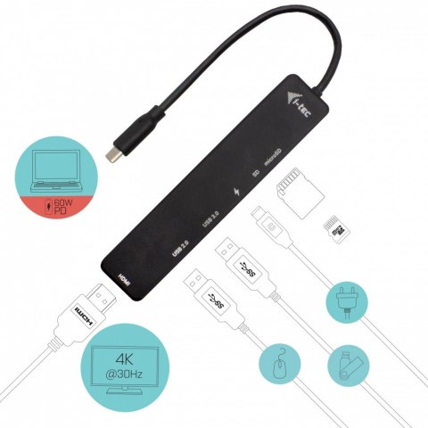 I-tec !i-tec USB-C Travel Easy Dock 4K HDMI + Power Delivery 60 W I-tec !i-tec USB-C Travel Easy Dock 4K HDMI + Power Delivery 60 W