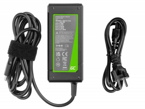 Green Cell Zasilacz GC USB-C 65W 5V-9V-12V-15V/3A, 20V/3.25A Power Delivery Green Cell Zasilacz GC USB-C 65W 5V-9V-12V-15V/3A, 20V/3.25A Power Delivery