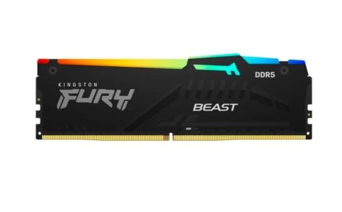 Kingston Pamięć DDR5 Fury Renegade RGB 16GB(1*16GB)/6400 CL32 Kingston Pamięć DDR5 Fury Renegade RGB 16GB(1*16GB)/6400 CL32