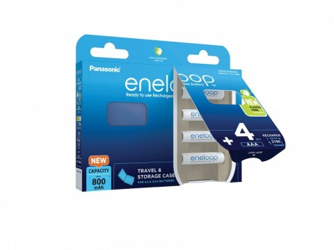 Panasonic Akumulator Eneloop AAA 800 mAh 4 szt + pudełko Panasonic Akumulator Eneloop AAA 800 mAh 4 szt + pudełko
