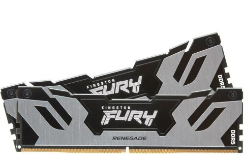 Kingston Pamięć DDR5 Fury Renegade Silver 32GB(2*16GB)/6800 CL36 Kingston Pamięć DDR5 Fury Renegade Silver 32GB(2*16GB)/6800 CL36