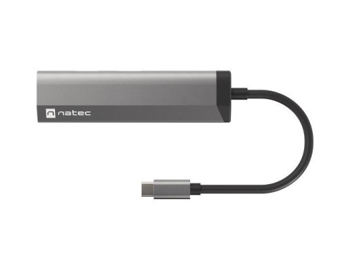 Natec Stacja dokująca Multi Port Fowler Slim USB-C PD, 2x USB 3.0, HDMI 4K